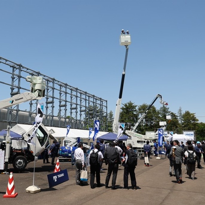 屋外展示の様子