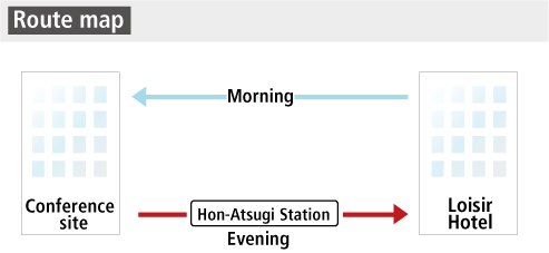 shuttle bus route map