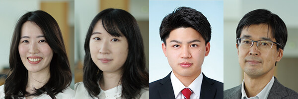 （左から）落合　夏葉／鈴木　優紀子／柏倉　一斗／鳥海　陽平