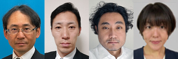 （左から）南　勝也／高橋　元悟／野末　晴久／高木　郁子