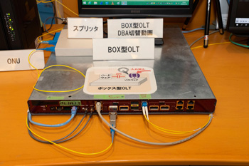 Photo25:Display of box-type OLT based on FASA