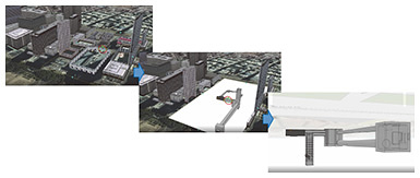 Fig. 5. Visualization image with 3D model.