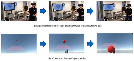 Fig. 1. Images of a prototype of our VR system.