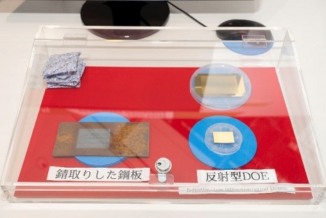 Fig12：Display of the Steel Sheet After Rust Removal Using the Laser Technology