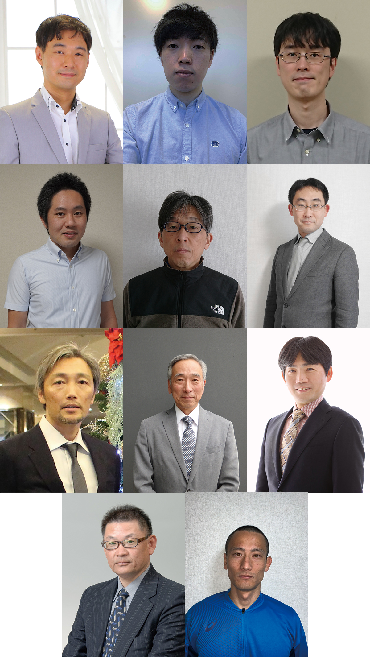 （上段左から）高河原　和彦／橋本　優生／松永　賢一<br>（中上段左から）樋口　雄一／松浦　伸昭／桑原 　啓<br>（中下段左から）都甲　浩芳／川原 　貴／平田　晃正<br>（下段左から）田中　英登／宮澤　太機