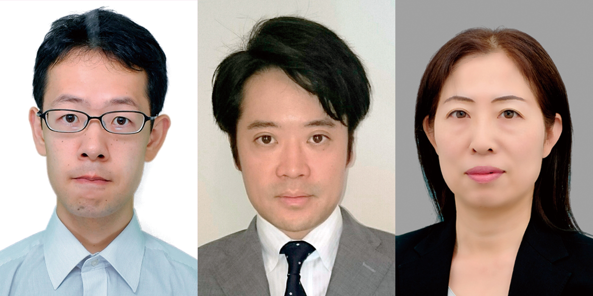 （左から）田中　雄次郎／田島　卓郎／瀬山　倫子