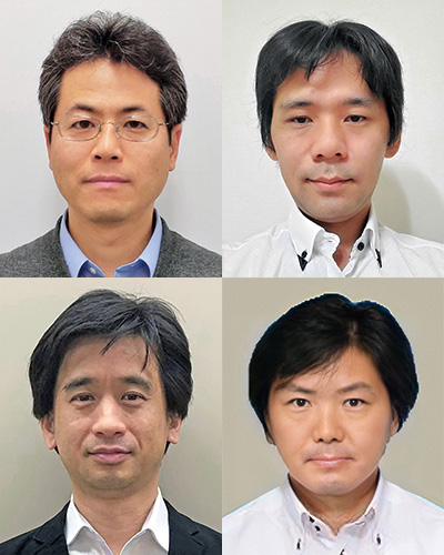 （上段左から）杵渕 　哲也／浅見　太一（下段左から）吉田　仙／山本　隆二
