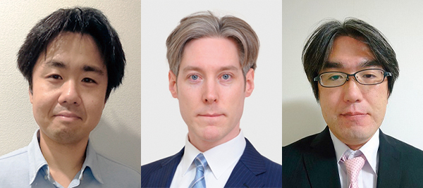 （左から）益谷　仁士／シューマッハー　クリストフ／清水　健司
