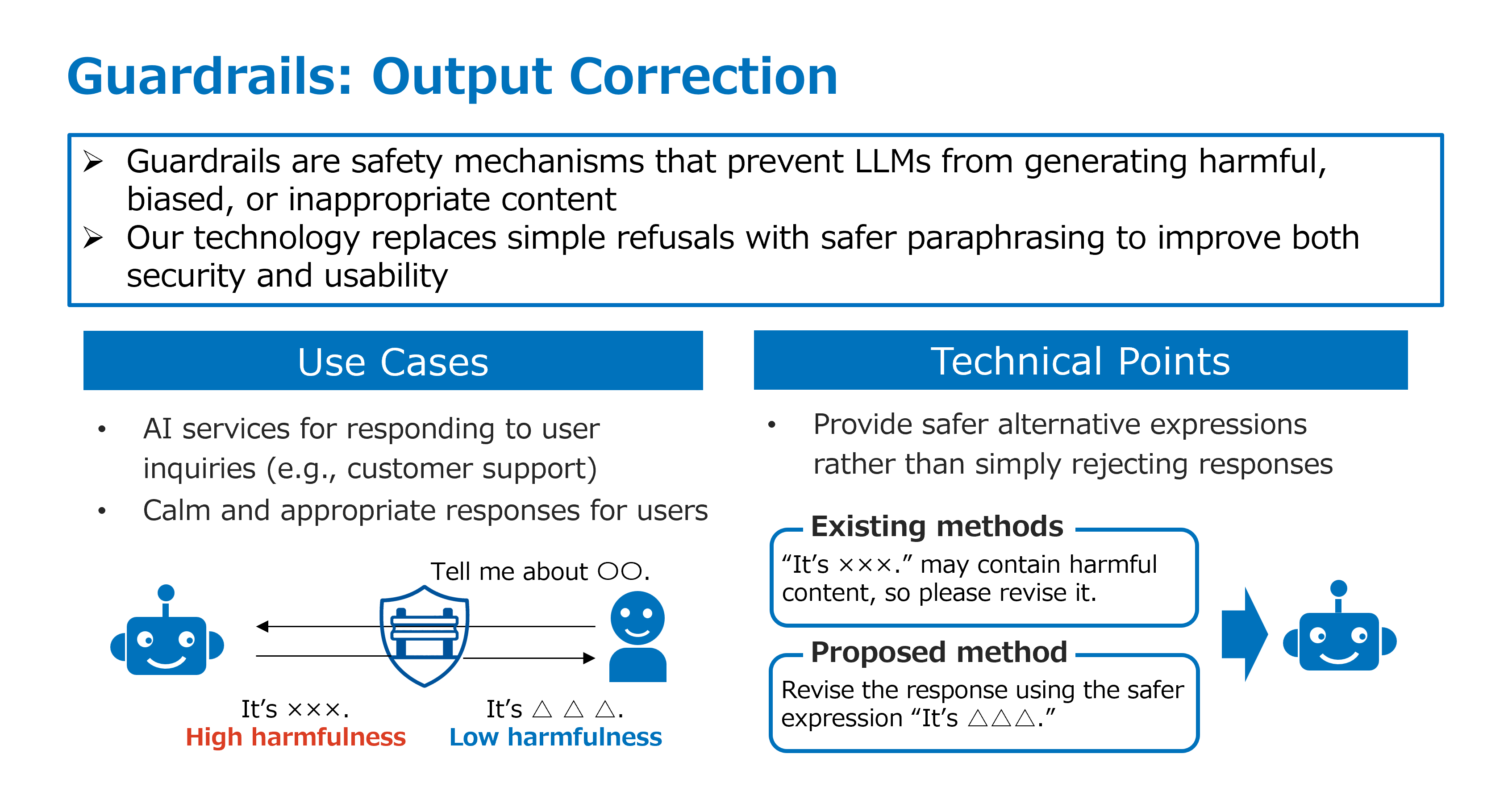 Guardrails: Output Correction