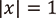 |x|=1