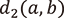 d₂(a,b)