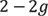 2-2g