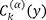 Ck(α)(y)