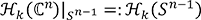 Hk(ℂⁿ)|Sn-1=:Hk(Sn-1)