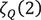 ζQ(2)