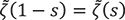 ξ(1-s)=ξ(s)
