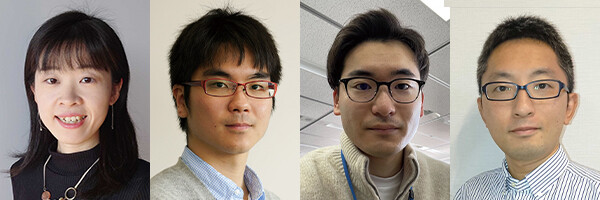 （左から）藤島　美保／高木　雅／横谷　暢斗／中田　亮太