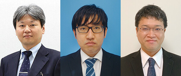 （左から）清水　健太郎／西田　光甫／西田　京介