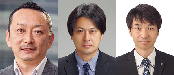 （左から）熊崎　裕亮／山田　曉／佐藤　亮太