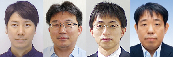 （左から）村中　勇介／伊藤　猛／有川　勇輝／妹尾　和則