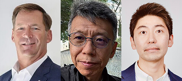 （左から）Bennett Indart／Fang Wu／細井　正善